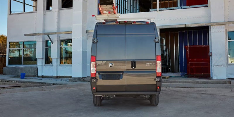 2024 RAM ProMaster 270-degree rear doors and taillights