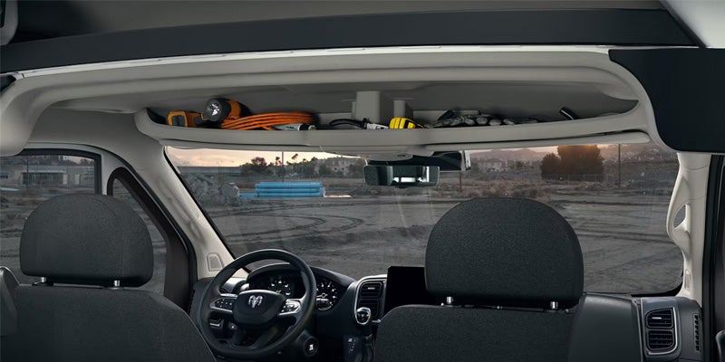 2024 RAM ProMaster overhead storage